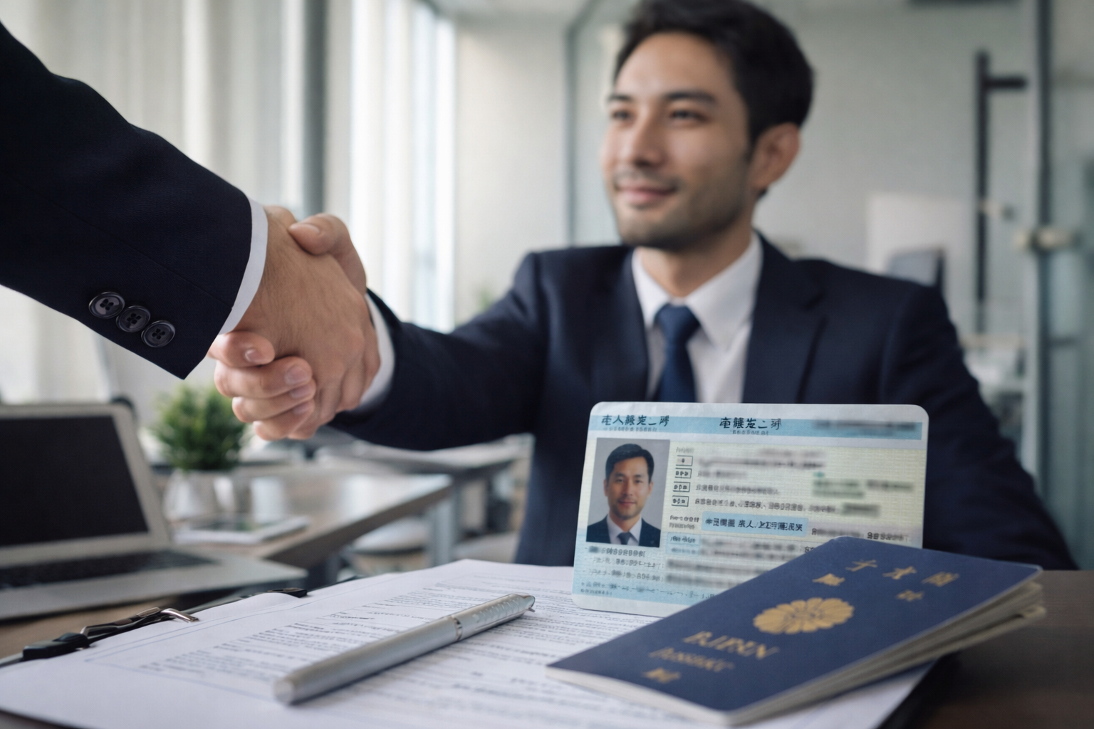 技術・人文知識・国際業務（技人国）ビザを、制度・審査・雇用実務の3方向から整理する。