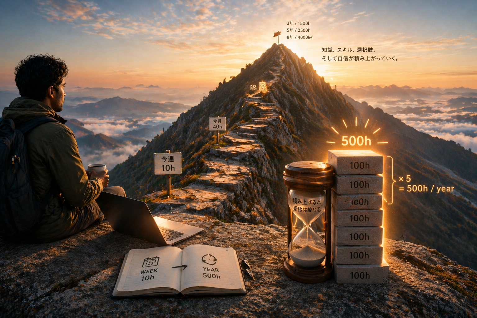 【雑記】500時間の法則